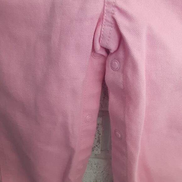 Carharrt Bib Overalls Pink NWT 18mos Adorable Snap Leg - Picture 5 of 9